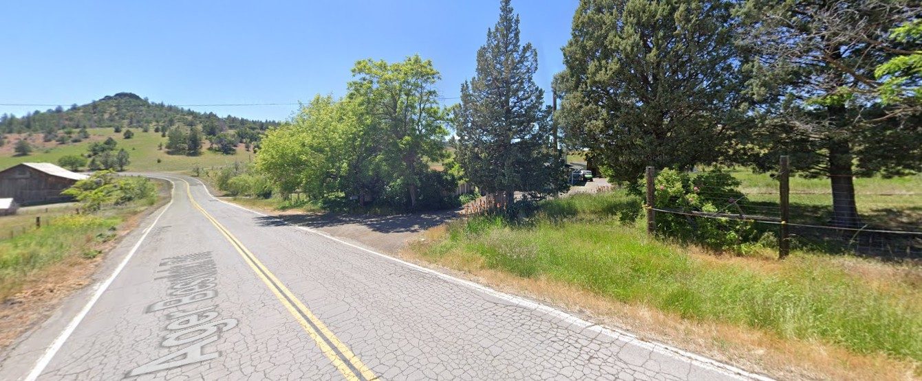 Ager Beswick Road at the ranch, May 2024