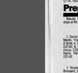 March 2, 1998, state high school championships at Mt
